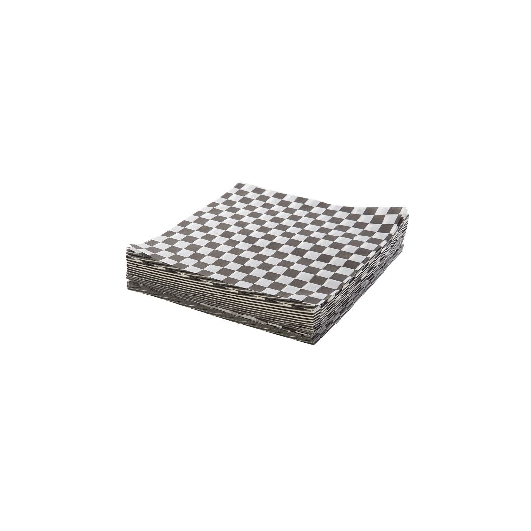 Resma Antigrasa Cuadro Negro 33×32 (500 un.)
